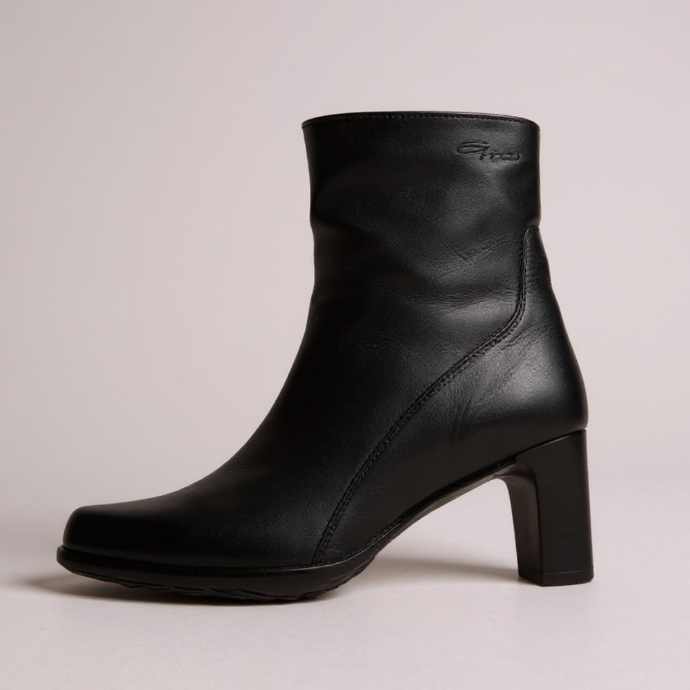 Elegant Black Ankle Booties by Aqua College